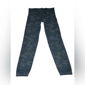 SPANX Women's Camouflage Leggings - Dark Gray